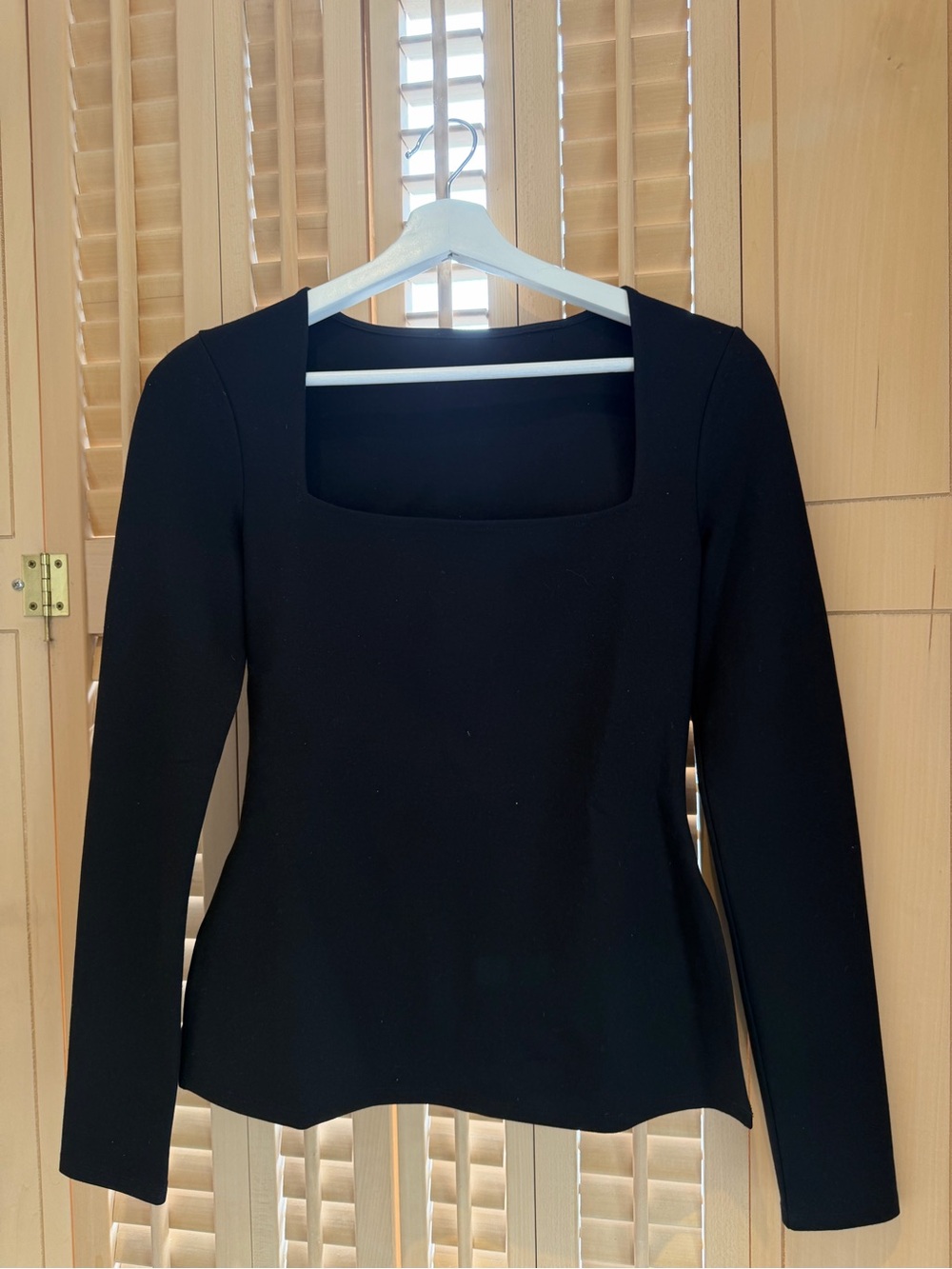 Aritzia Square Neck Long Sleeve Top